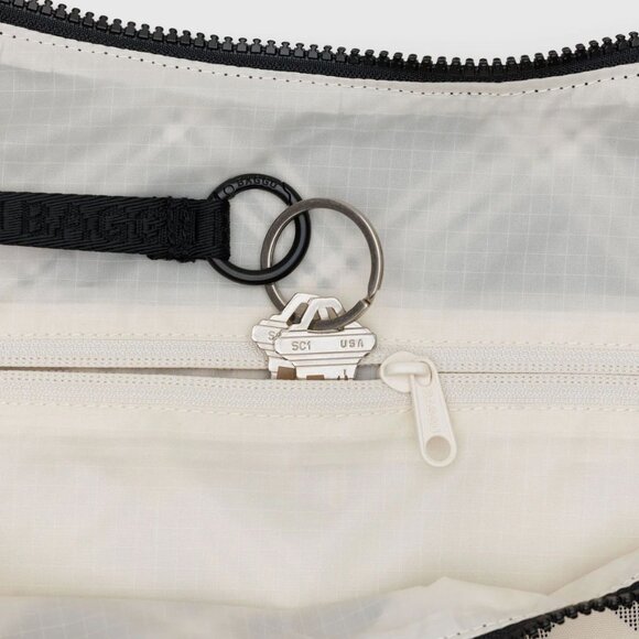 NWT Baggu Large Crescent Bag - Mixed Plaid - Picture 4 of 4